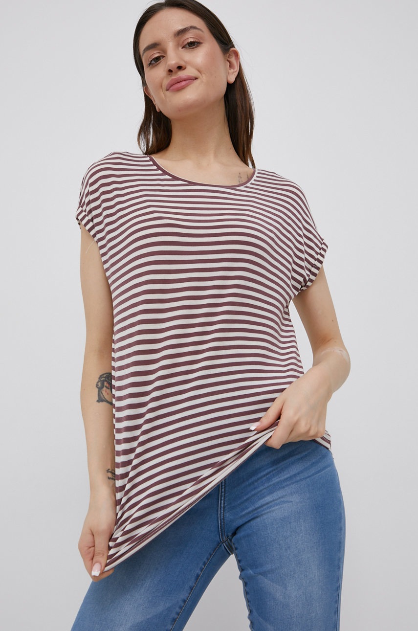 

Тениска Vero Moda дамски в бежово, Бежов