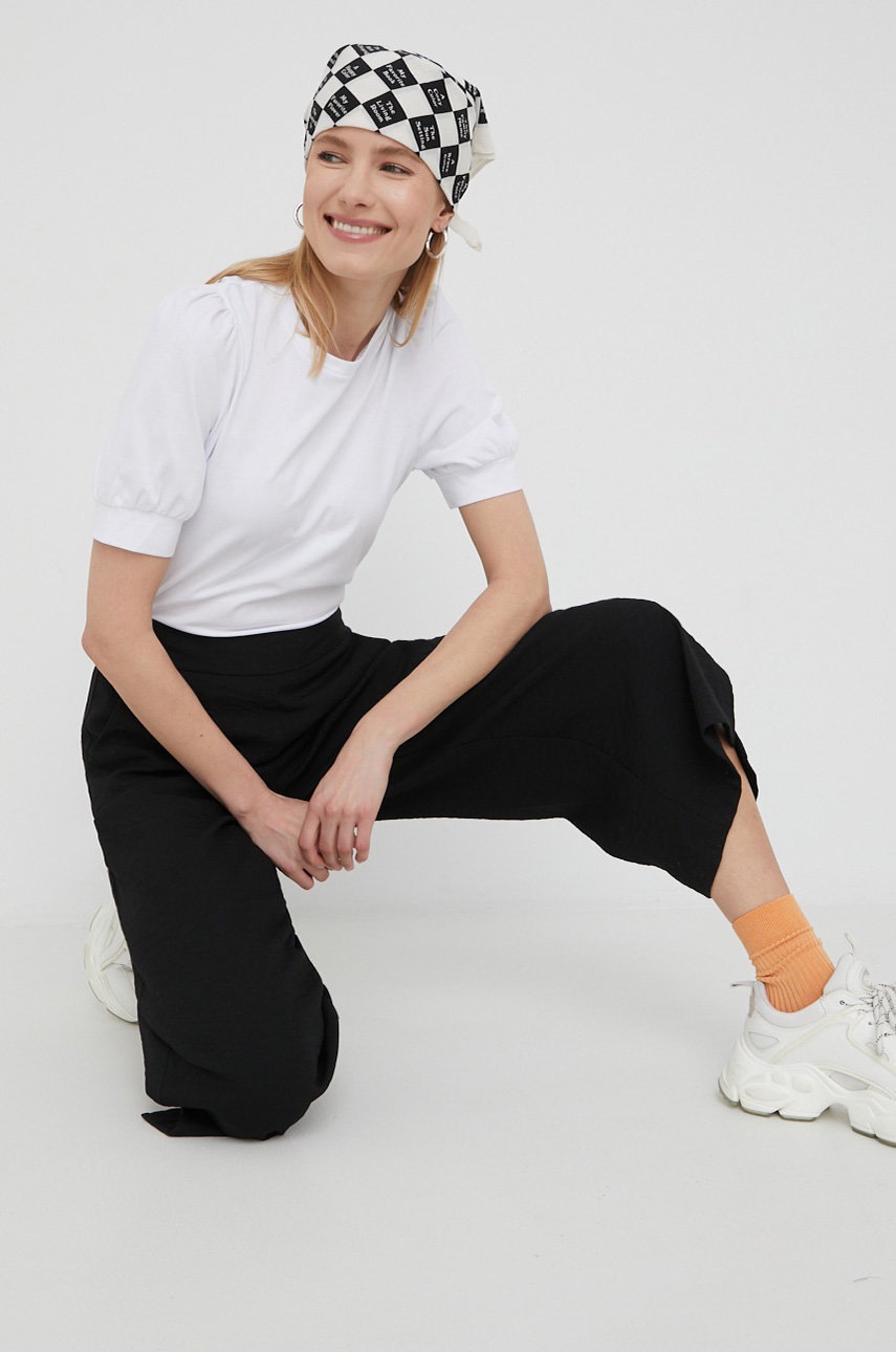 

Бавовняна футболка Vero Moda колір білий