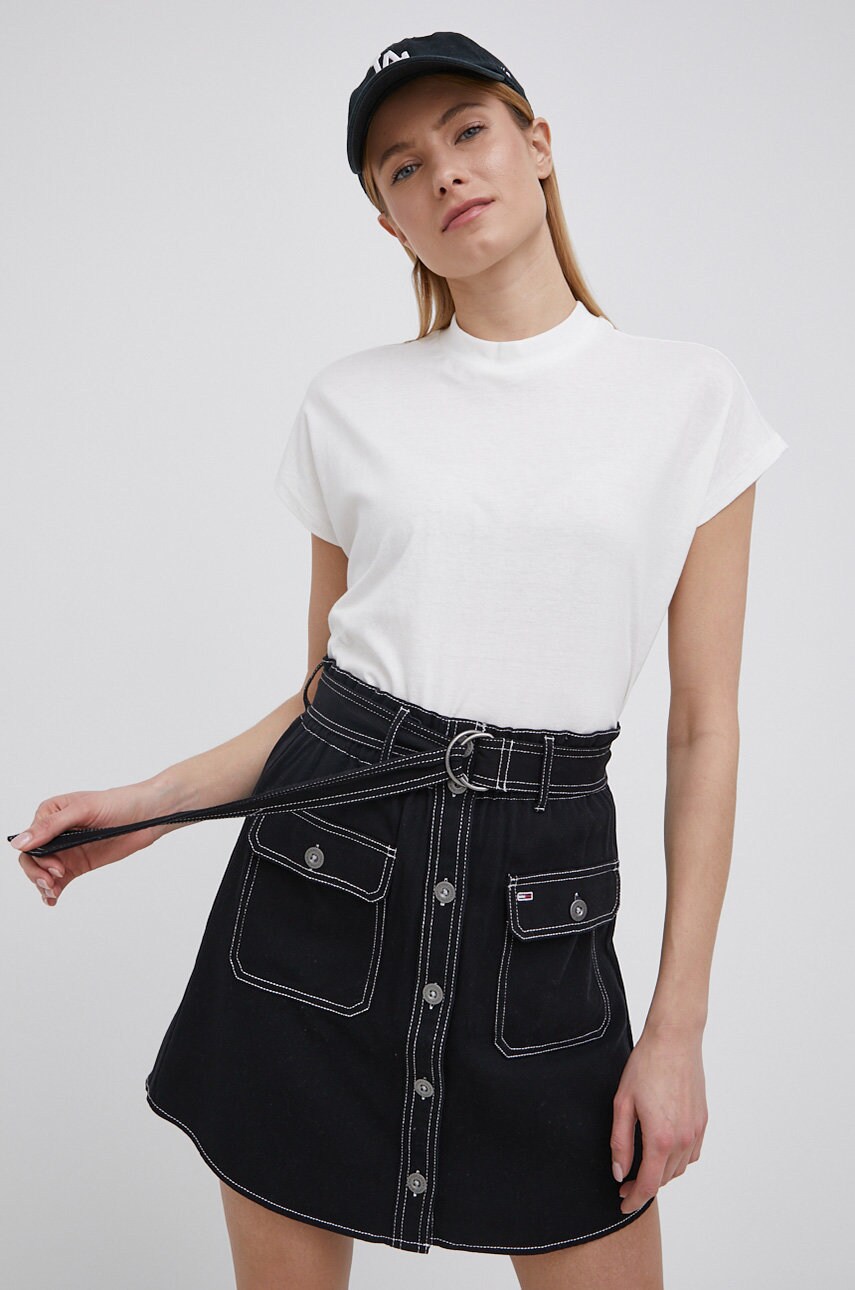 Vero Moda tricou din bumbac culoarea alb