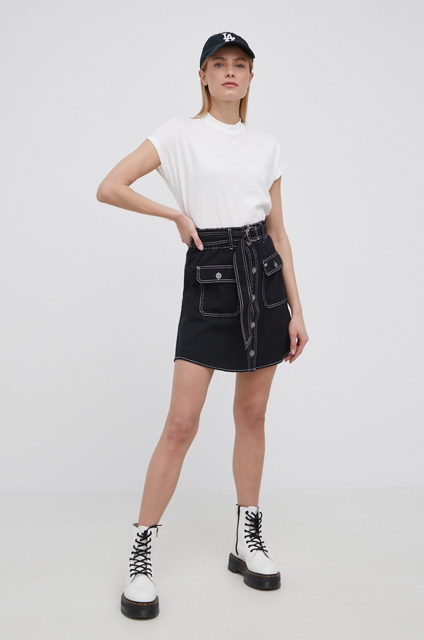 

Хлопковая футболка Vero Moda цвет белый