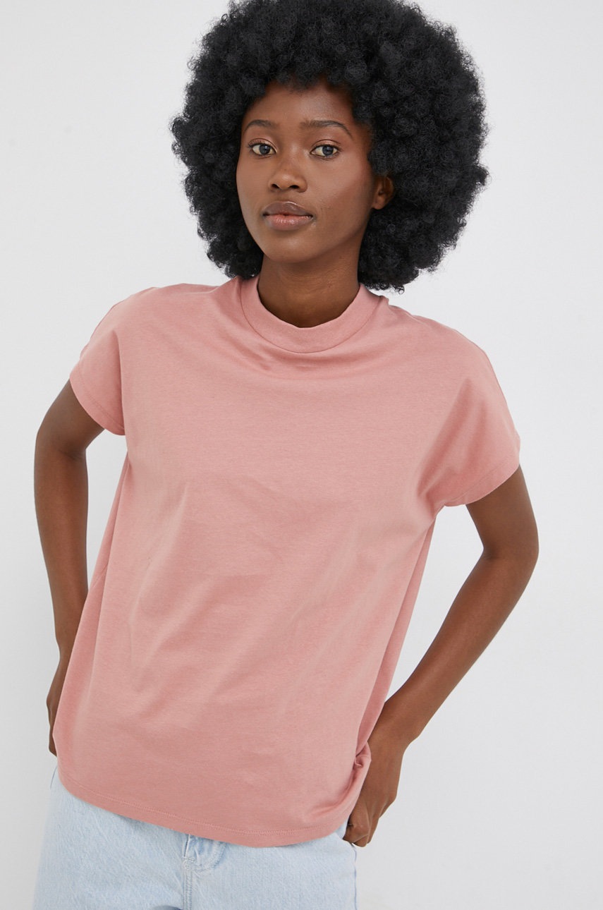 

Памучна тениска Vero Moda в розово, Розов