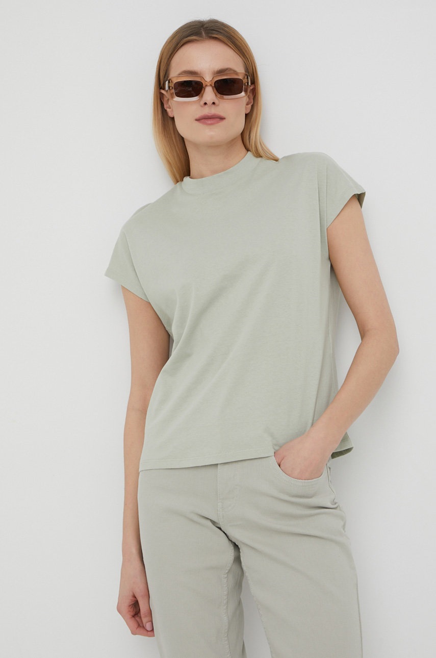 

Бавовняна футболка Vero Moda колір зелений