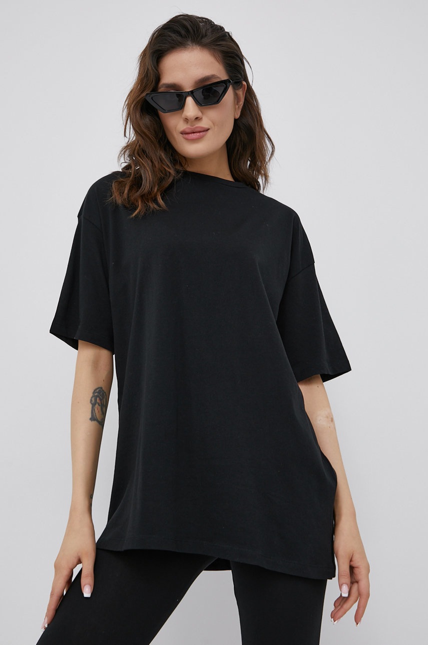 

Памучна тениска Vero Moda в черно, Черен