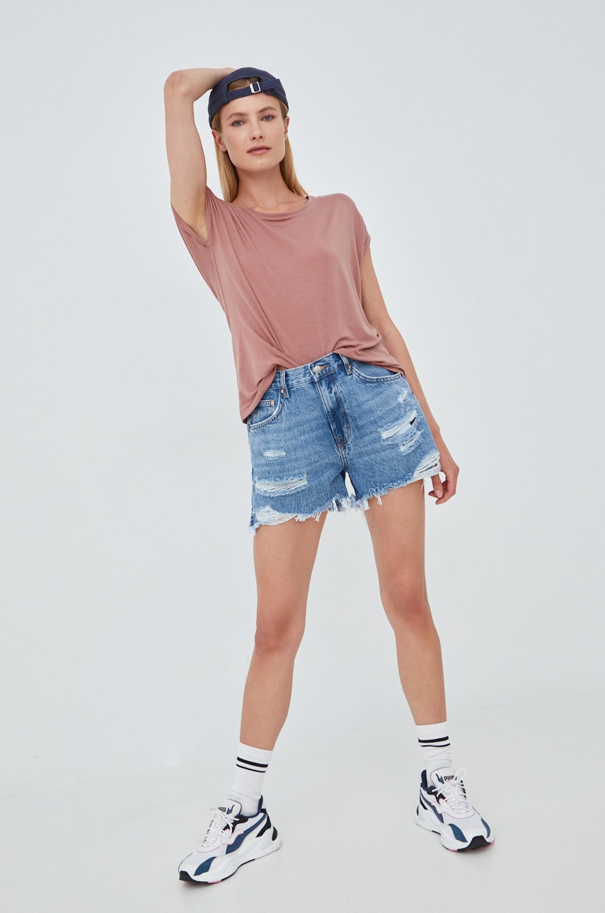 

Футболка Vero Moda женский цвет розовый