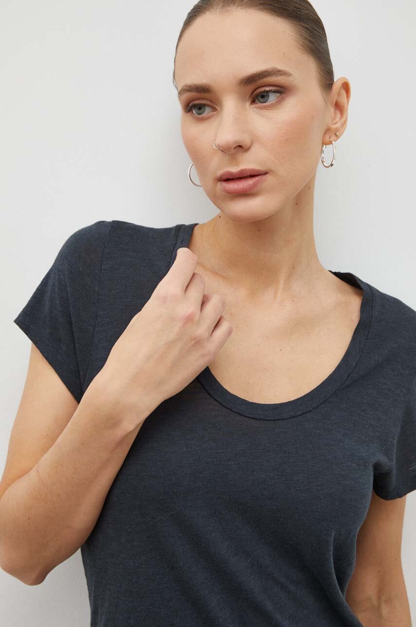 Μπλουζάκι American VintageT-SHIRT MC COL U φωτογραφία