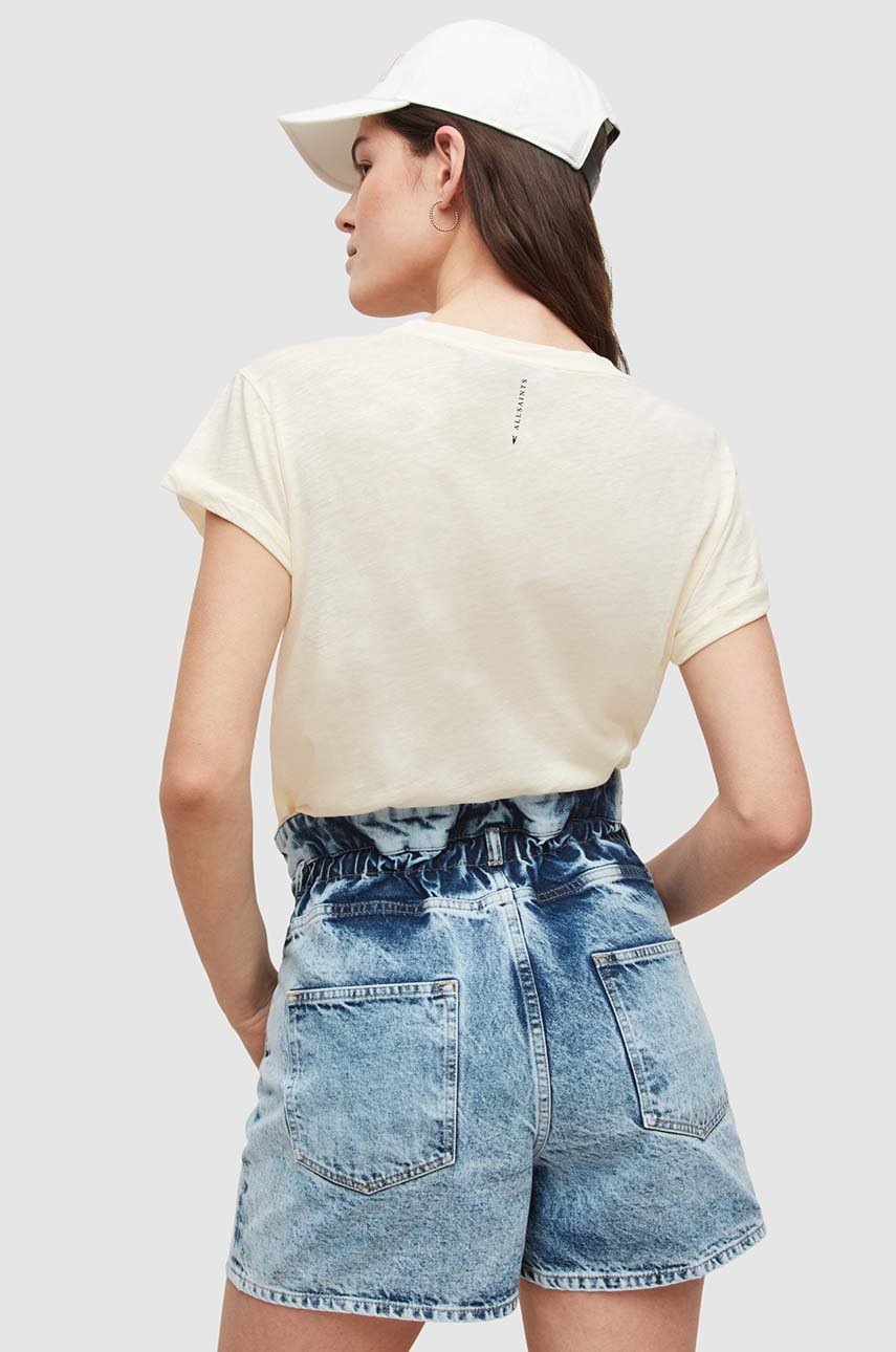 Βαμβακερό μπλουζάκι AllSaints φωτογραφία