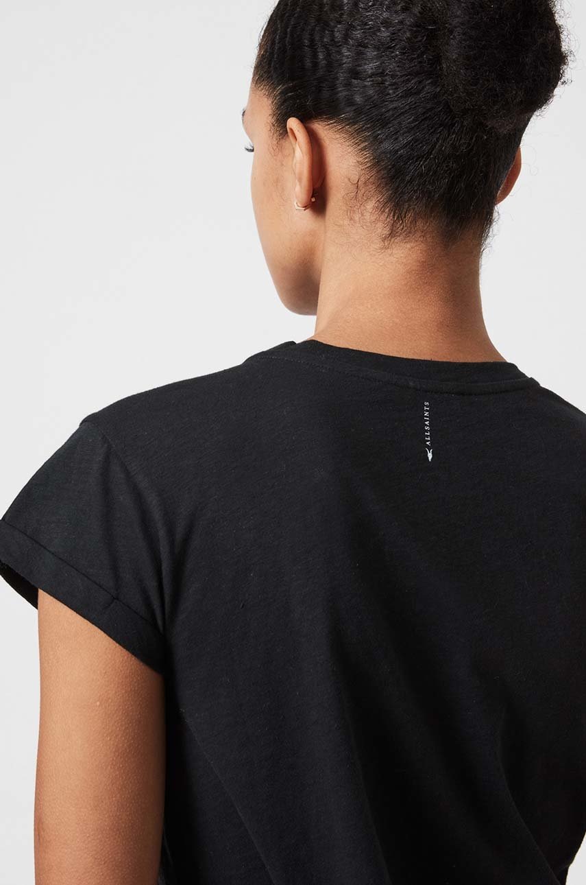 Βαμβακερό μπλουζάκι AllSaints φωτογραφία