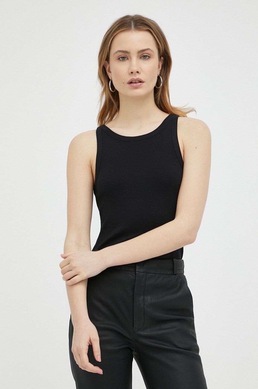 Gestuz Top Drew Femei, Culoarea Negru