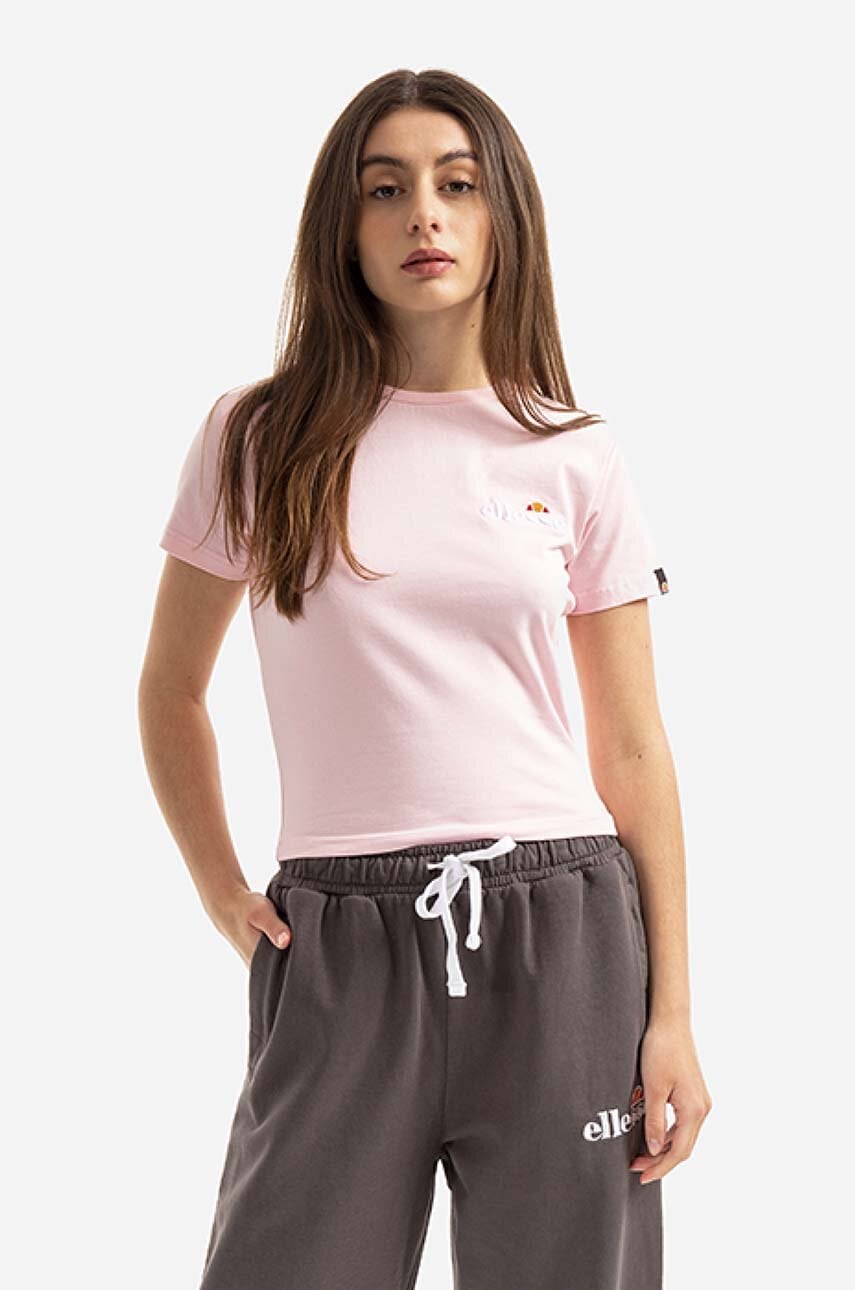 Levně Tričko Ellesse růžová barva, SGM14189-WHITE