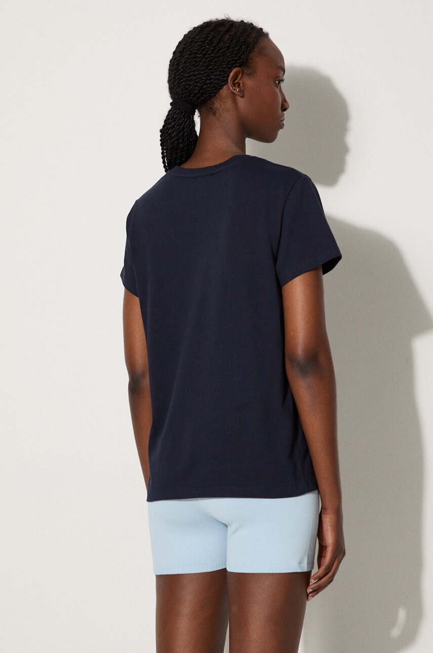 Βαμβακερό μπλουζάκι A.P.C. VPC Colour χρώμα: ναυτικό μπλε φωτογραφία