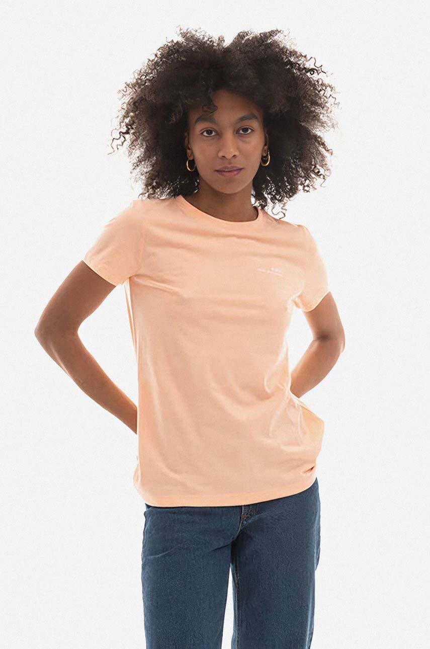 A.P.C. tricou femei, culoarea bej COEVS.F26012-PEACHHEATH