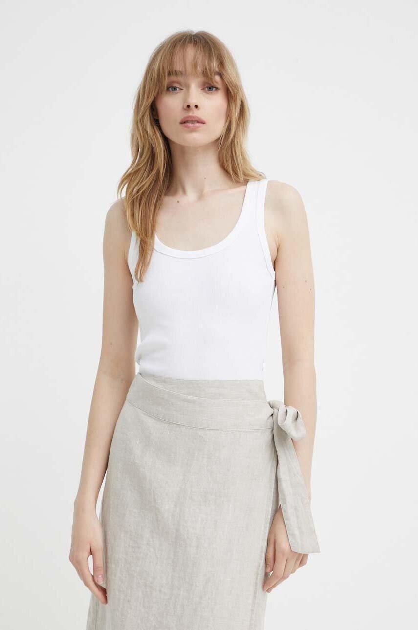 

Топ Marc O'Polo дамски в бяло M04231150107, Бял