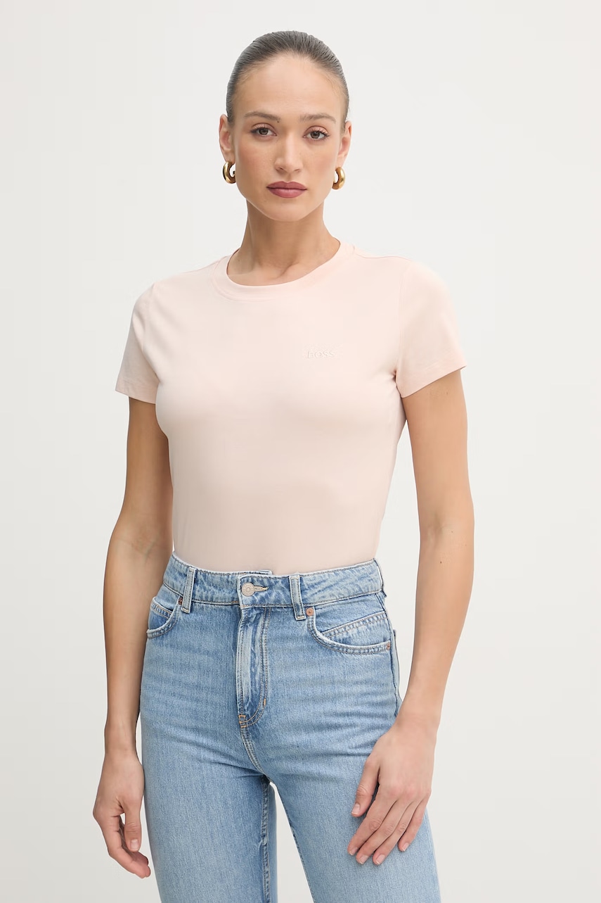 BOSS Orange βασικό t-shirt γυναικείο βαμβακερό C Esogo 1