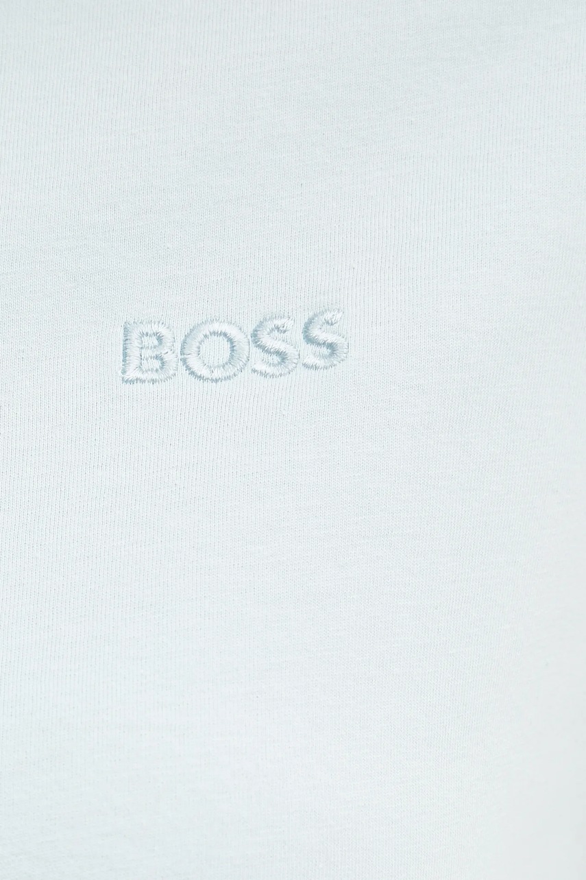 Бавовняна футболка BOSS Orange жіноча колір бірюзовий 50506973 
