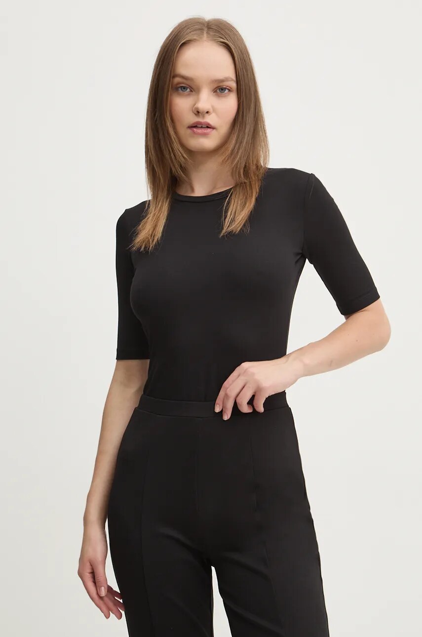 HUGO tricou femei, culoarea negru, 50515019