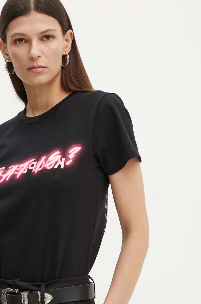 Βαμβακερό μπλουζάκι The Kooples φωτογραφία