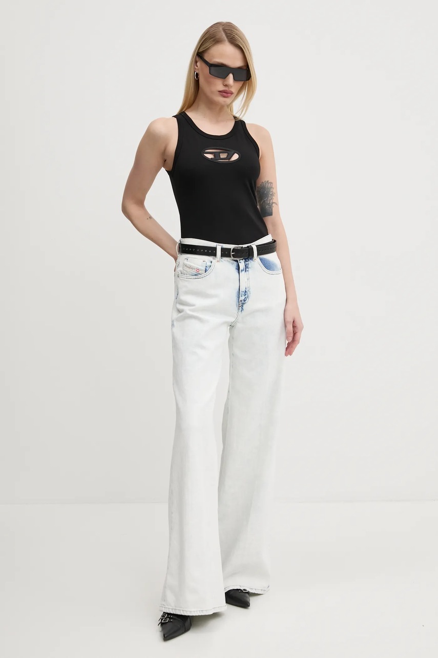 Top Diesel T-LYNYS-OD TANK TOP χρώμα: μαύρο, A15703.0AFAA φωτογραφία
