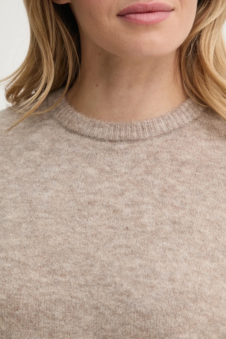 Πουλόβερ Gestuz χρώμα: μπεζ, 10909815 φωτογραφία