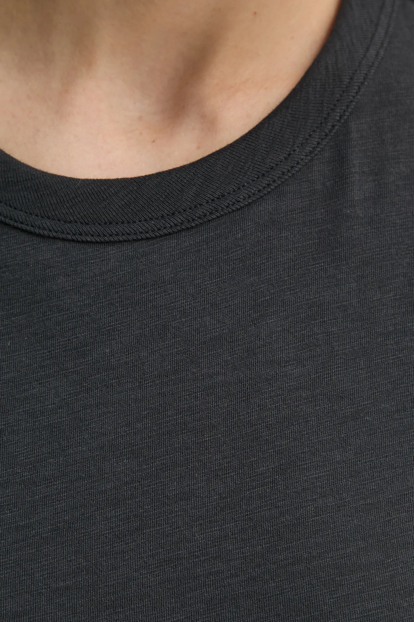 Βαμβακερό μπλουζάκι Rag & Bone γυναικείο, χρώμα: μαύρο, W272C32CH φωτογραφία