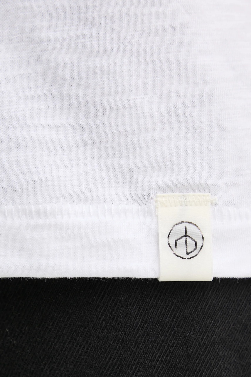 Βαμβακερό μπλουζάκι Rag & Bone γυναικείο, χρώμα: άσπρο, W272C34CH φωτογραφία