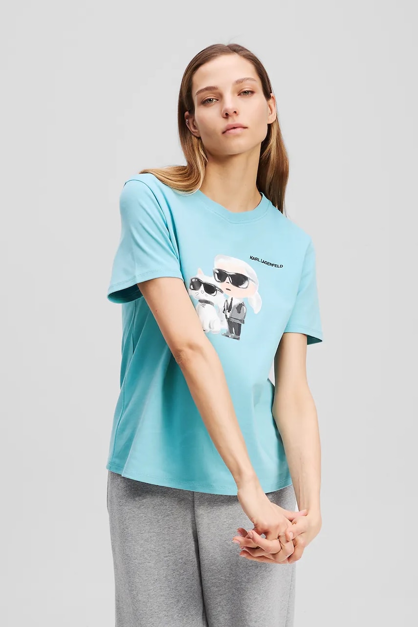 Karl Lagerfeld tricou din bumbac A3W17077