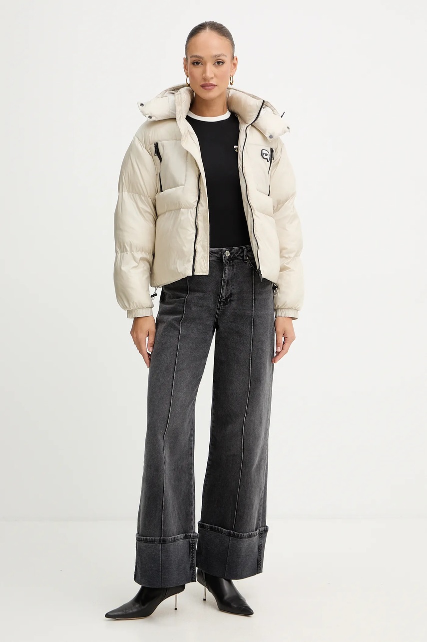 Хлопковая футболка Karl Lagerfeld цвет чёрный A3W17078