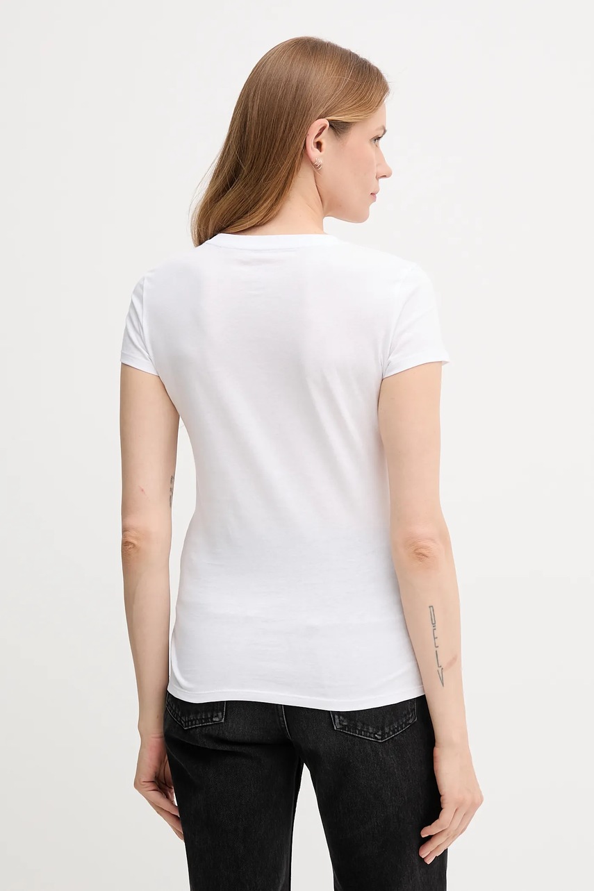 Хлопковая футболка Armani Exchange цвет белый XW001455 AF10356