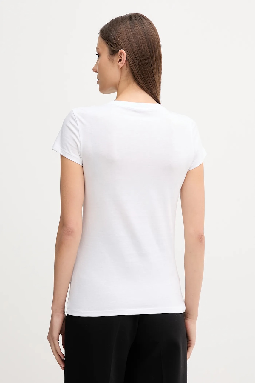 Хлопковая футболка Armani Exchange цвет белый XW001457 AF10356 Хлопковая футболка Armani Exchange цвет белый XW001457 AF10356