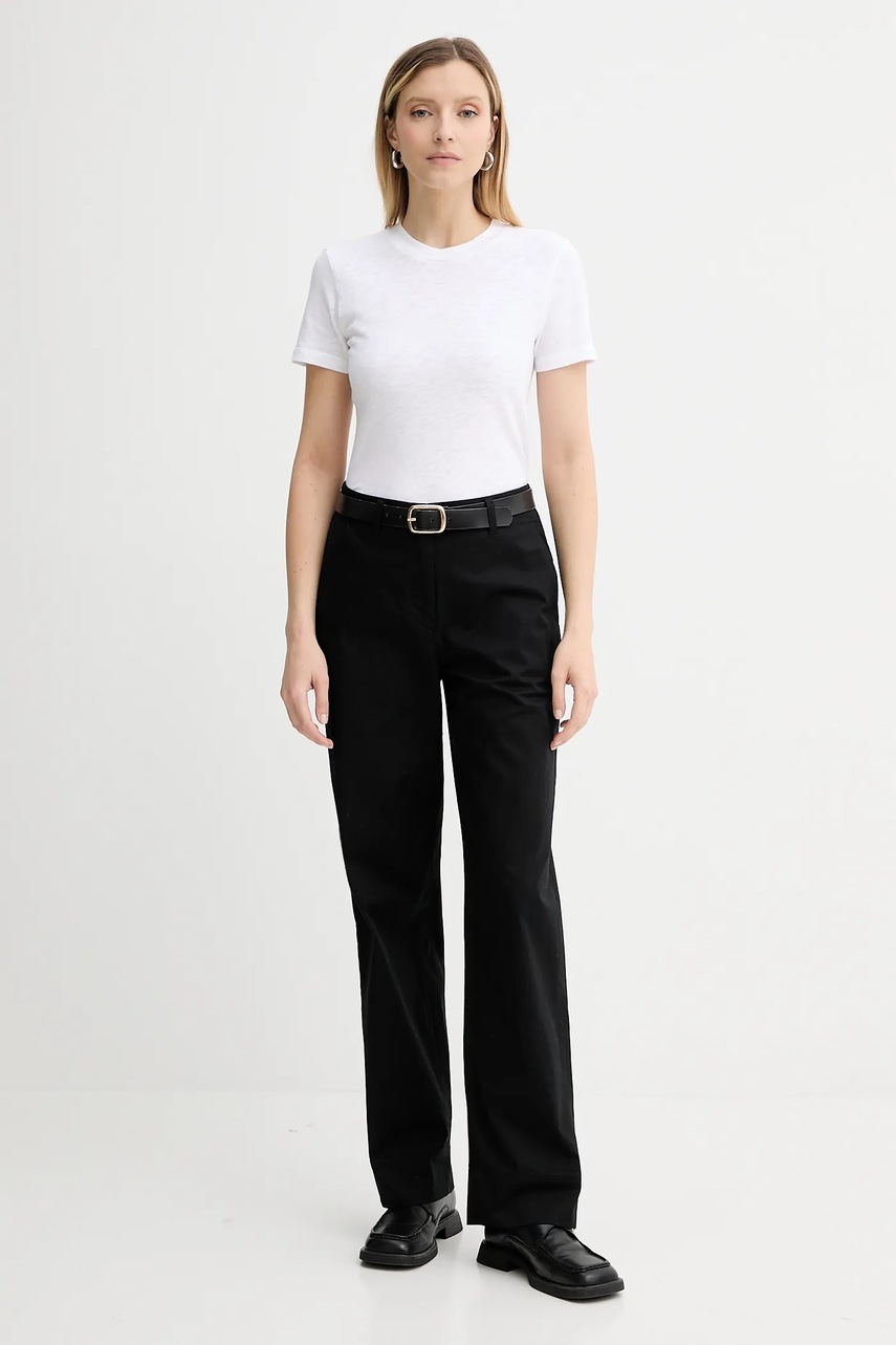 Хлопковая футболка American Vintage цвет белый SON28G