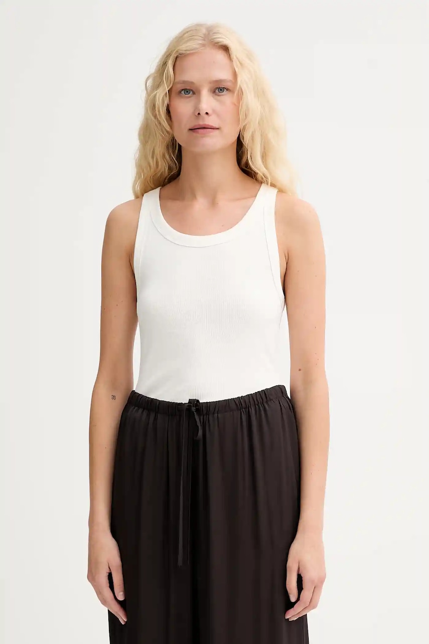 Marc O\'Polo top din bumbac culoarea bej, 5000006278