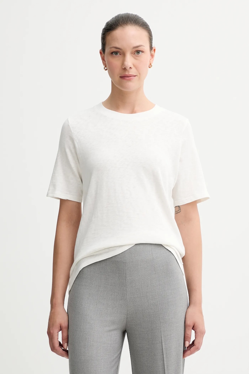 Marc O\'Polo tricou din bumbac culoarea bej, 5000006282