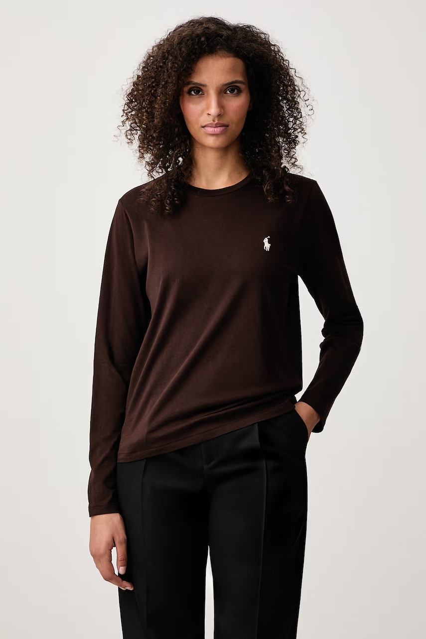 Polo Ralph Lauren majica dugih rukava ženska pamučna