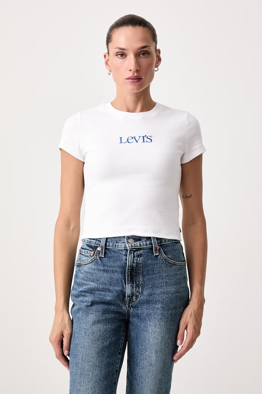 Levi's t-shirt γυναικείο με βαμβάκι GR ESSENTIAL BABY