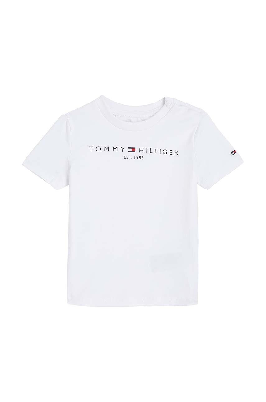 

Детска тениска Tommy Hilfiger в бяло KN0KN01487, Бял