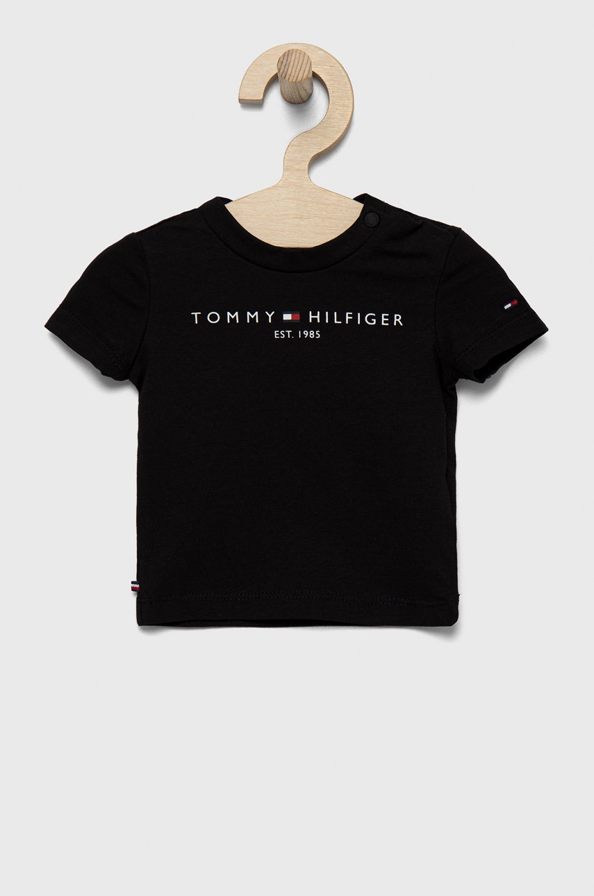 

Детска тениска Tommy Hilfiger в черно KN0KN01487, Черен