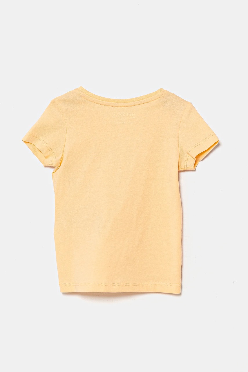 Детская хлопковая футболка Guess цвет оранжевый K73I56 K8HM0