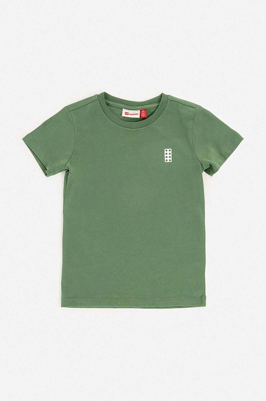 Lego tricou copii culoarea verde, cu imprimeu, Koszulka Lego Wear Lwticho 305 T-shirt SS 11010445 100