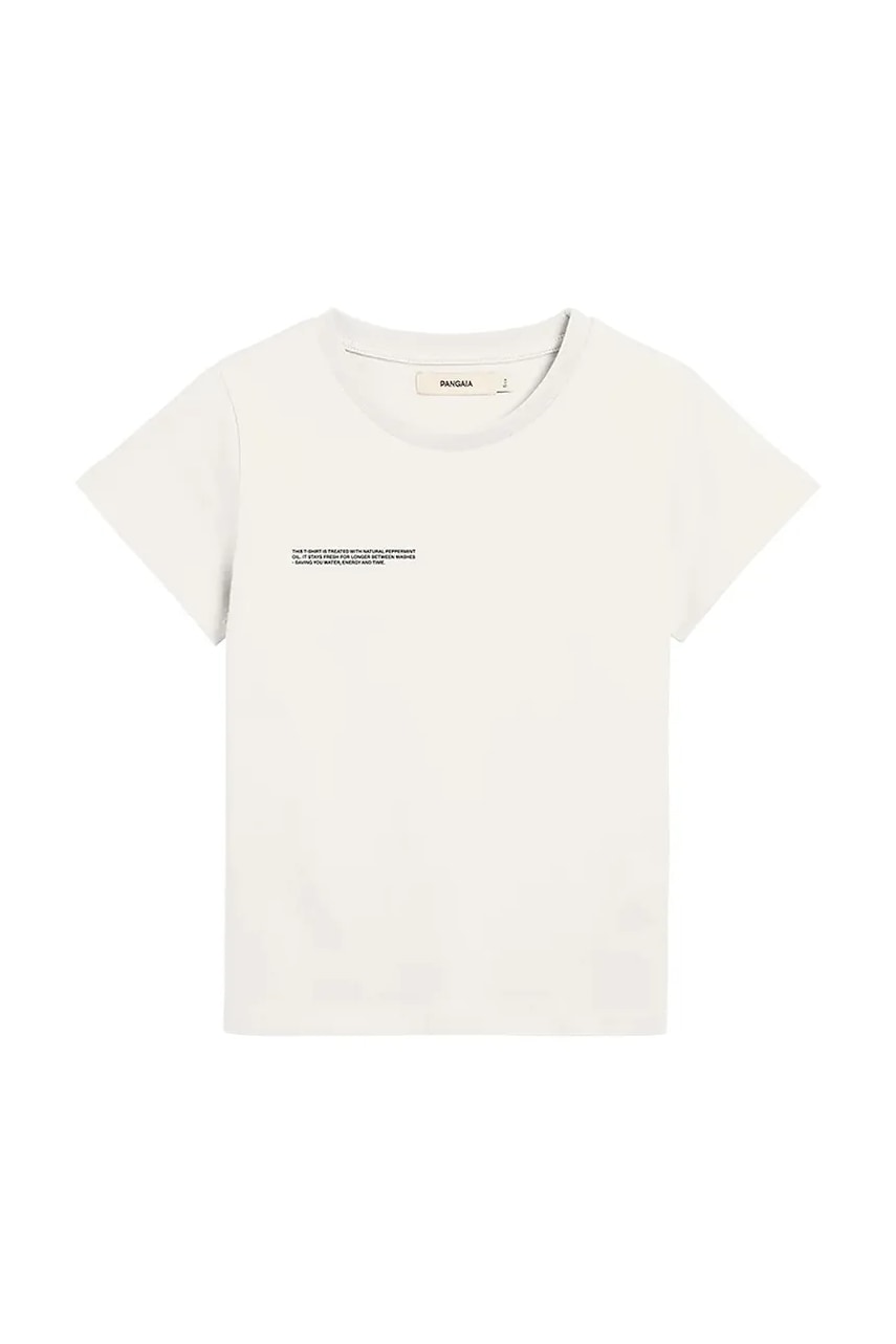 Футболка Pangaia KIDS 365 MIDWEIGHT T-SHIRT цвет белый с принтом 10000430 Футболка Pangaia KIDS 365 MIDWEIGHT T-SHIRT цвет белый с принтом 10000430