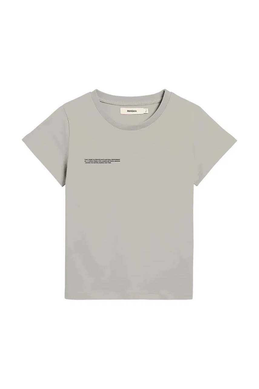 Pangaia tricou KIDS' 365 MIDWEIGHT T-SHIRT culoarea bej, cu imprimeu, 10000430