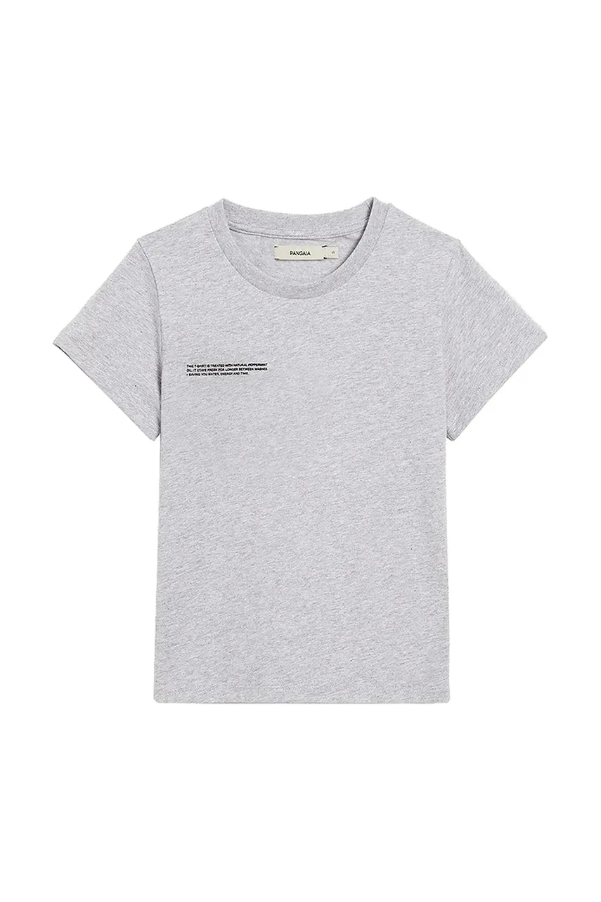 Футболка Pangaia KIDS 365 MIDWEIGHT T-SHIRT цвет серый с принтом 10000430 Футболка Pangaia KIDS 365 MIDWEIGHT T-SHIRT цвет серый с принтом 10000430