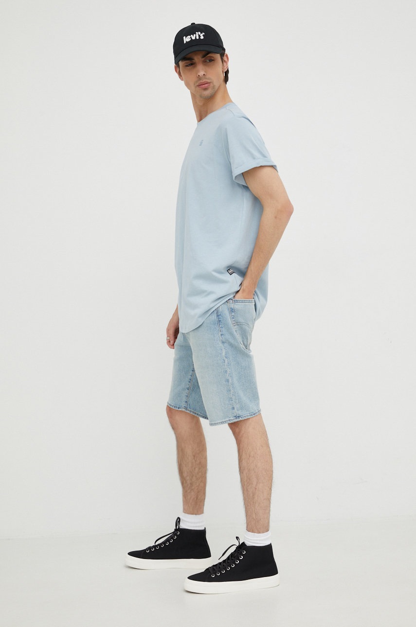 

Бавовняна футболка G-Star Raw однотонний