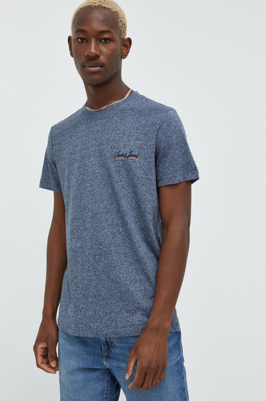 

Тениска Jack & Jones в тъмносиньо, Тъмносин