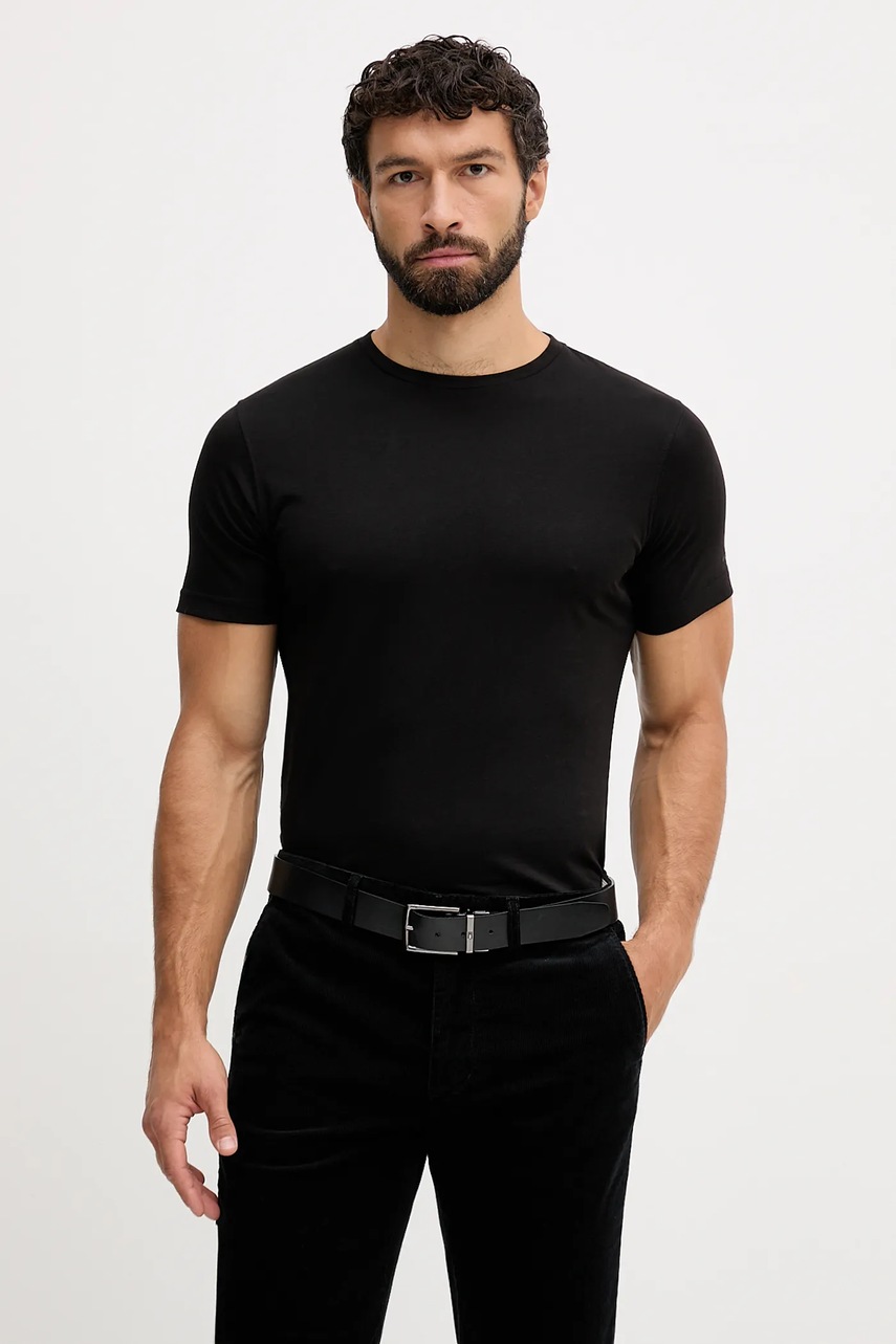 Karl Lagerfeld Tricou (2-pack) culoarea negru