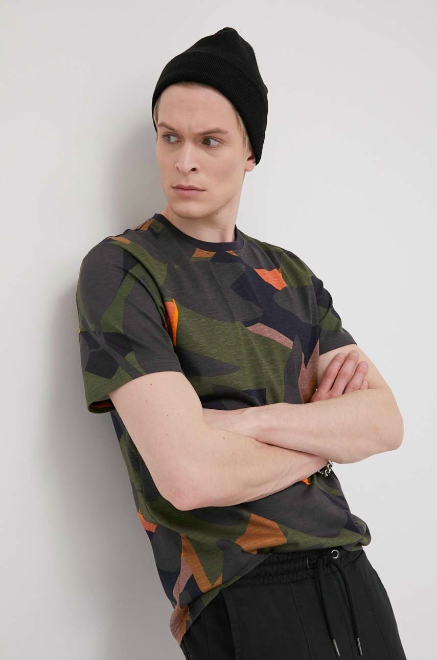 

Памучна тениска Only & Sons с десен, Многоцветен