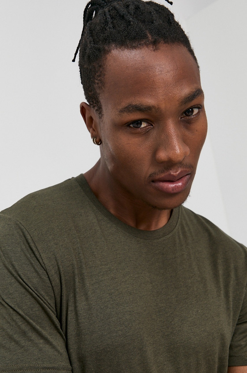 Μπλουζάκι !SOLID ανδρικό, χρώμα: πράσινο φωτογραφία