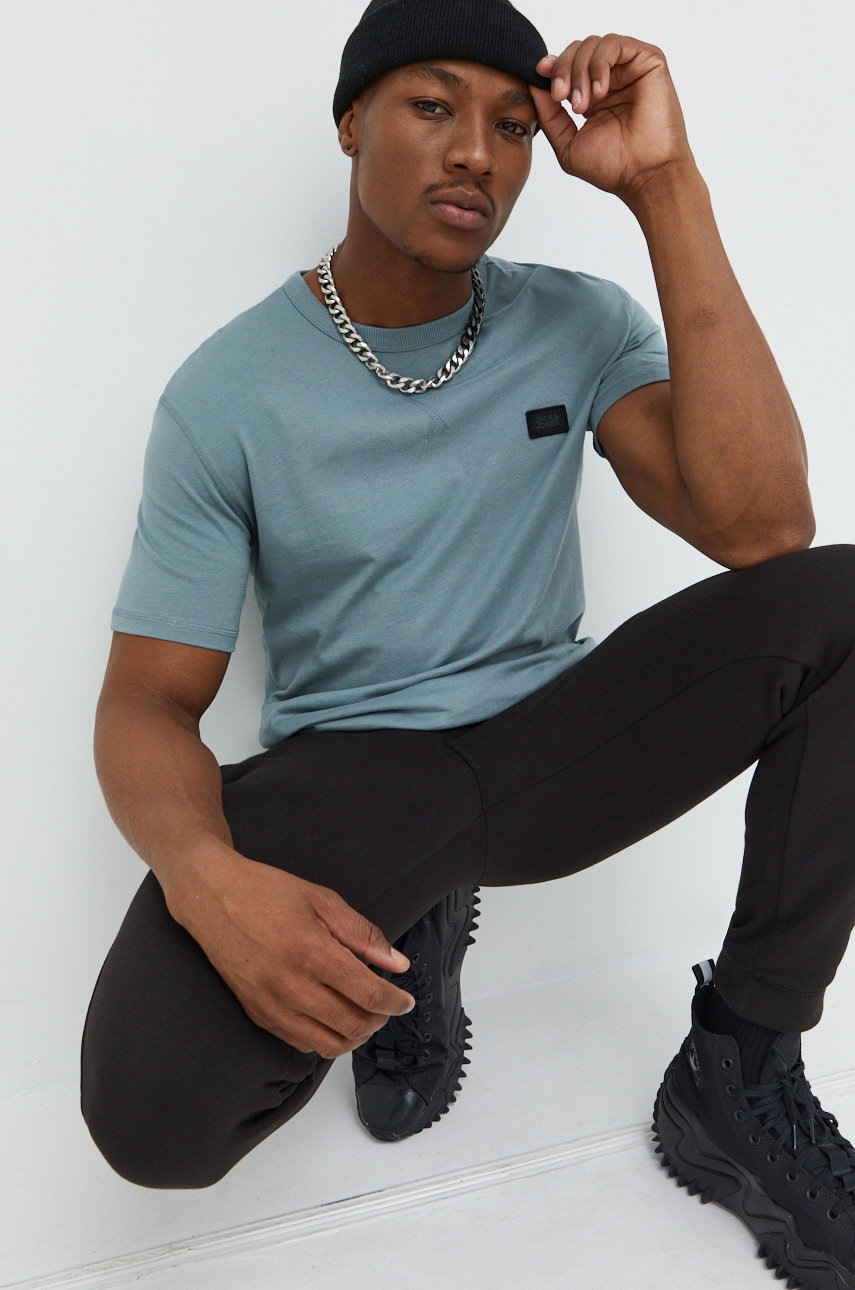 

Хлопковая футболка Jack & Jones Jcoclassic однотонная