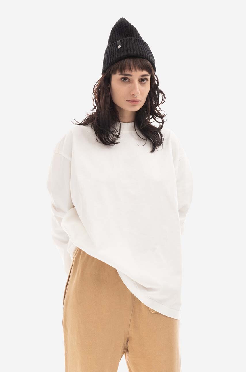 Βαμβακερή μπλούζα με μακριά μανίκια Guess φωτογραφία