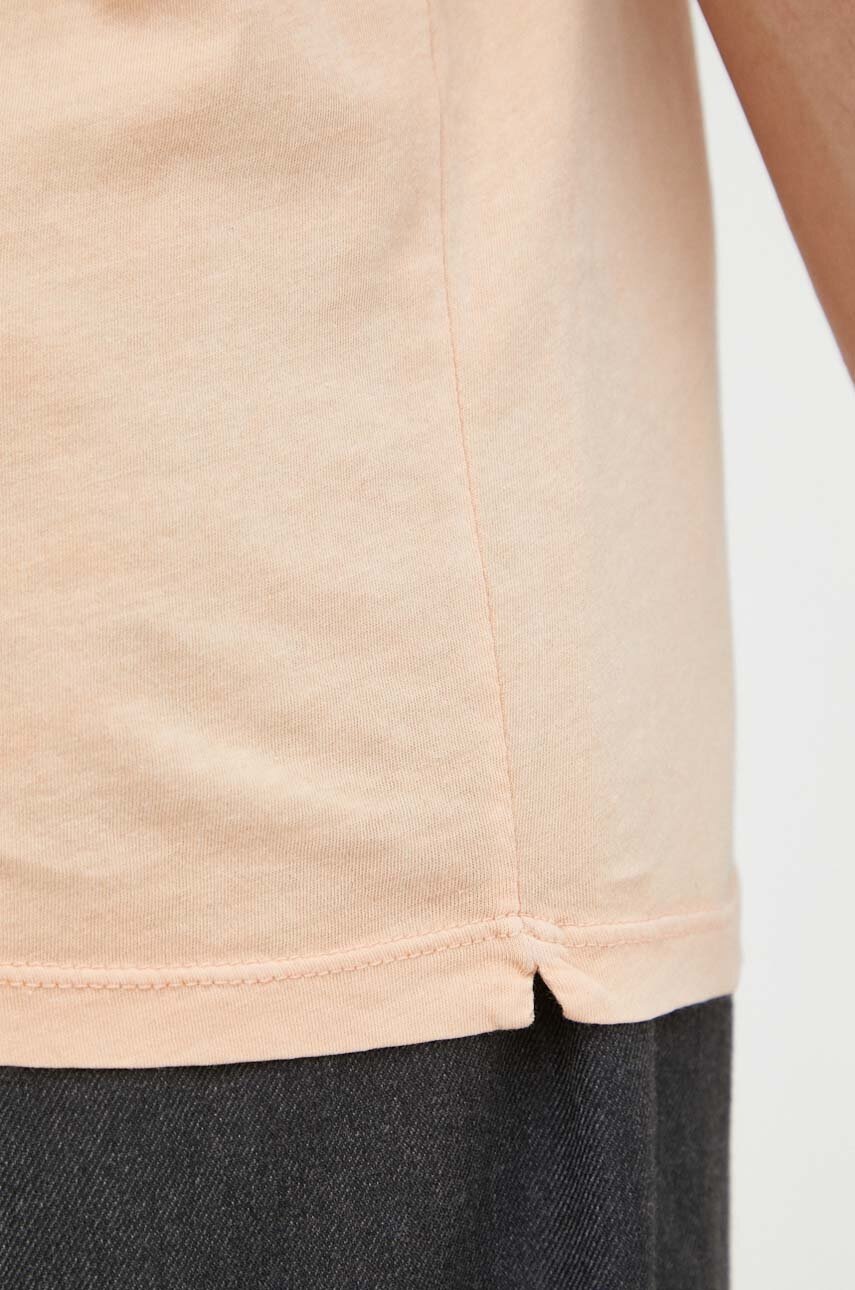 Βαμβακερό μπλουζάκι American Vintage χρώμα: πορτοκαλί φωτογραφία