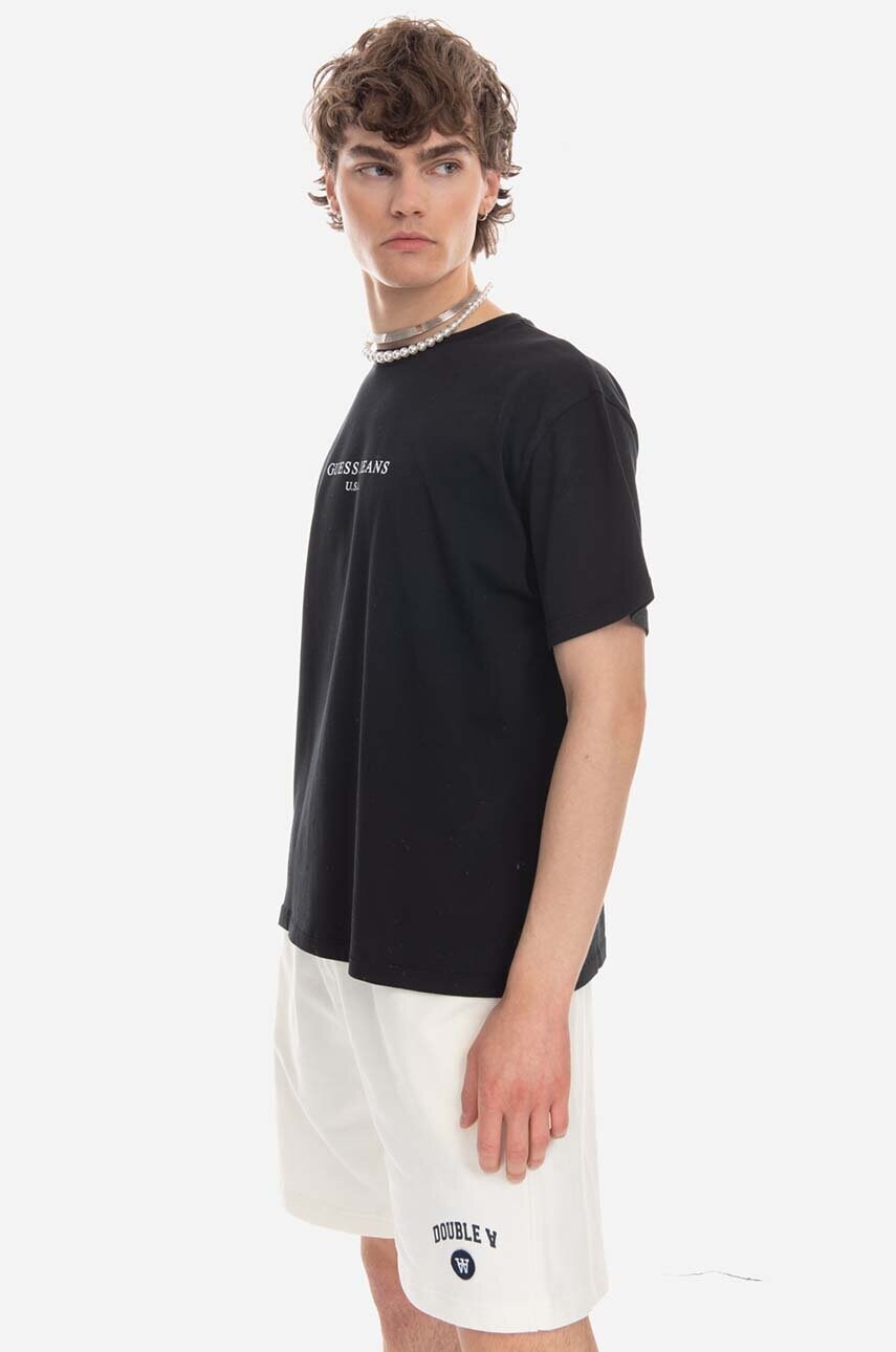 Levně Bavlněné tričko Guess Vintage Logo Tee M3GI00KBB50 černá barva, s potiskem, M3GI00.KBB50-F8DT