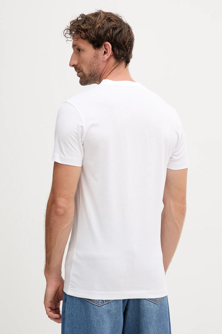 Хлопковая футболка Calvin Klein Jeans цвет чёрный с принтом J30J320935